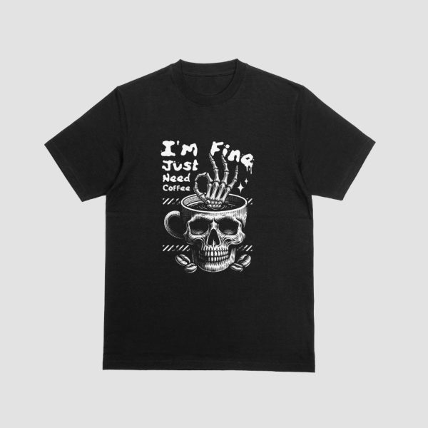 I'm Fine - Custom Shortsleeve T-shirt
