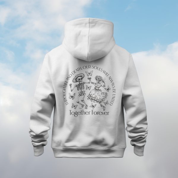 Together Forever - Celebrating Día De Muertos Custom Hoodie